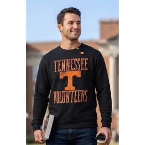 Tennessee Volunteers Crewneck Sweatshirt Black Orange Power T Graphic Mens Small